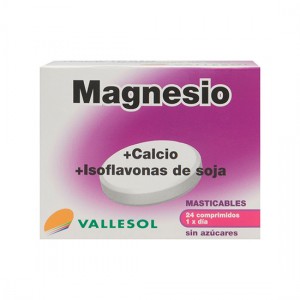 Vallesol Mg+Ca+Isoflavonas 24 C Masticab